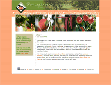 Tablet Screenshot of drycreekpeach.com